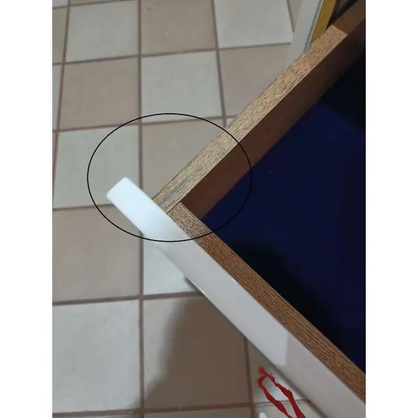 Glamour white gold lacquered bedside cabinet for bedroom Lorenzo S Gold OUTLET