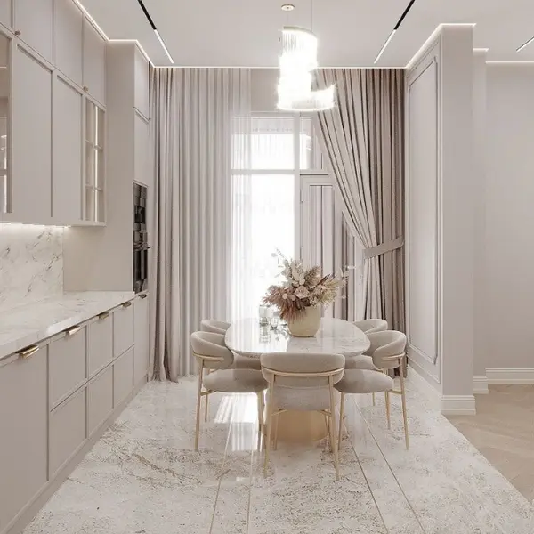 Krzesło w stylu włoskim złote beżowe nowoczesny design JULIA