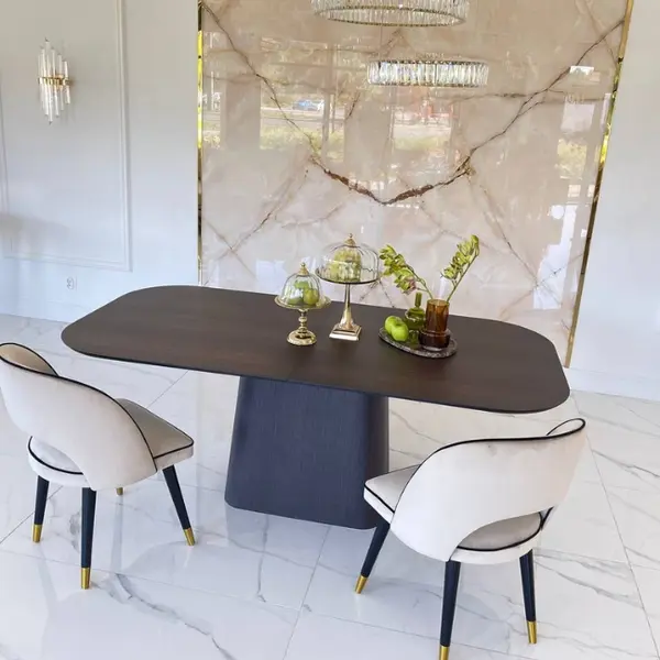 Nowoczesny stół drewniany rozkładany na jednej nodze MODENA