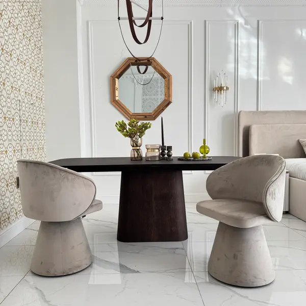 Nowoczesny stół drewniany rozkładany na jednej nodze MODENA