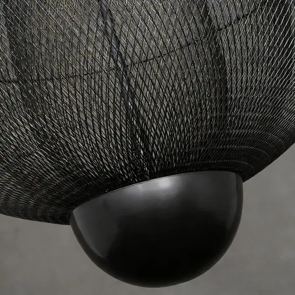 Designerska lampa wisząca złota nowoczesny czarny żyrandol FLORENCJA