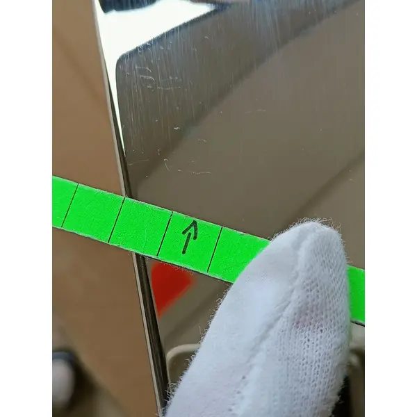 Konsola glamour srebrna, nowoczesna z białym szklanym blatem ELITE OUTLET