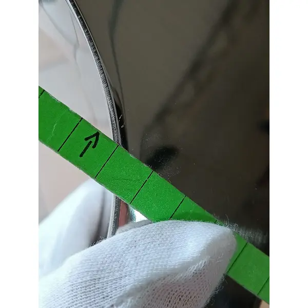 Konsola glamour srebrna, nowoczesna z białym szklanym blatem ELITE OUTLET