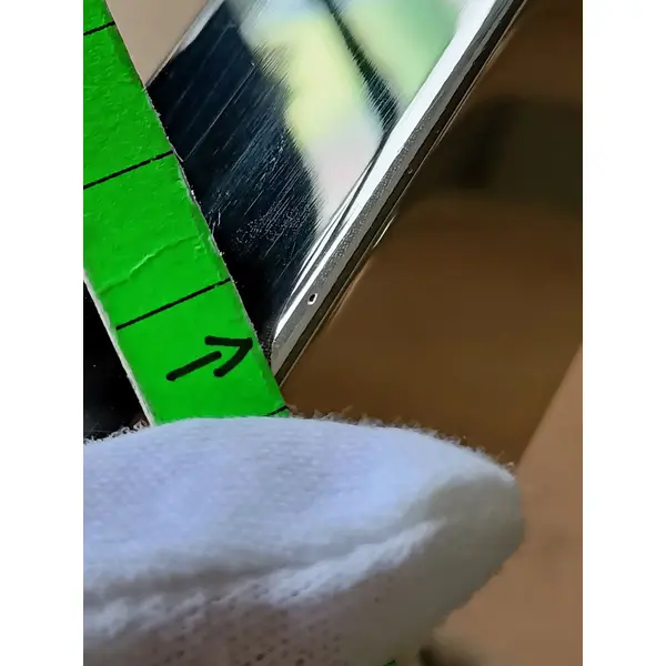 Konsola glamour srebrna, nowoczesna z białym szklanym blatem ELITE OUTLET