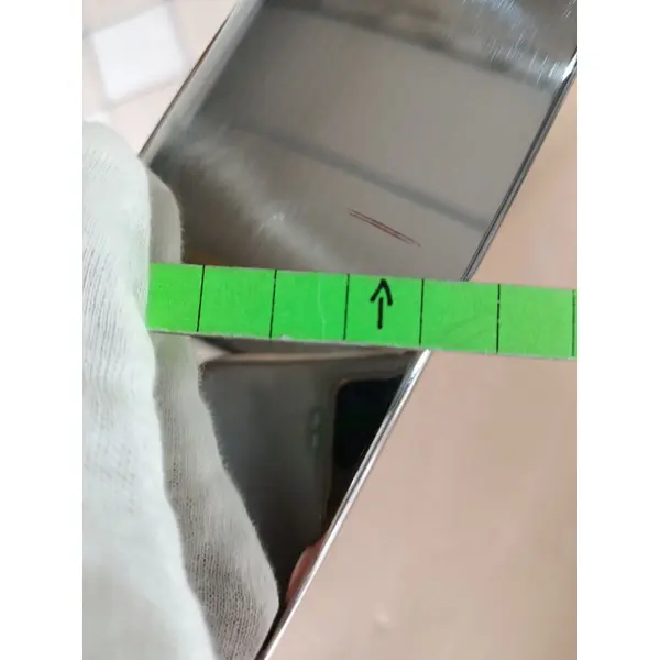 Konsola glamour srebrna, nowoczesna z białym szklanym blatem ELITE OUTLET