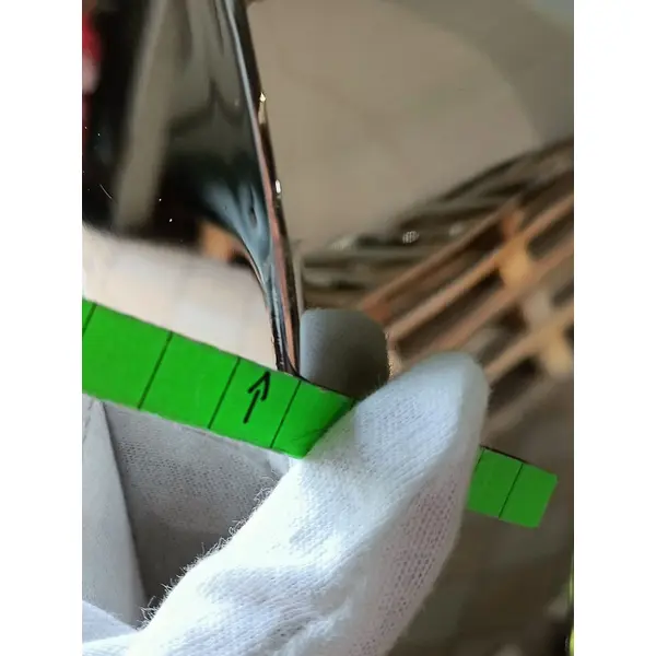 Konsola glamour srebrna, nowoczesna z białym szklanym blatem ELITE OUTLET