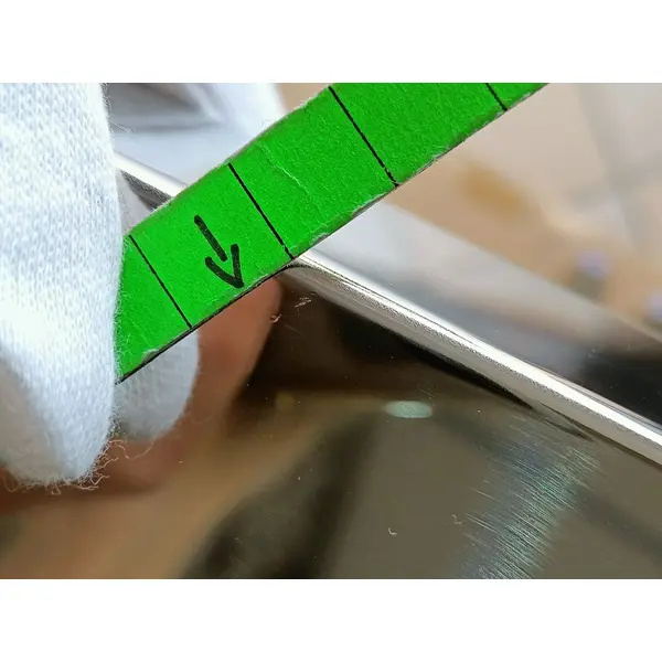 Konsola glamour srebrna, nowoczesna z białym szklanym blatem ELITE OUTLET