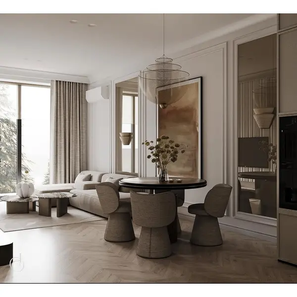 Nowoczesne tapicerowane krzesło designerskie obrotowe DOLCE