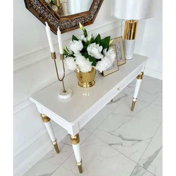 Konsola glamour, nowojorska, wysoki połysk, luksusowa, stylowa Queen OUTLET