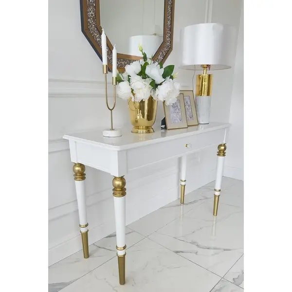 Konsola glamour, nowojorska, wysoki połysk, luksusowa, stylowa Queen OUTLET