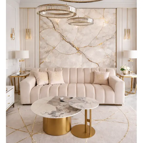 Ekskluzywny stolik kawowy TWEEN GOLD​ w nowoczesnym stylu włoskim