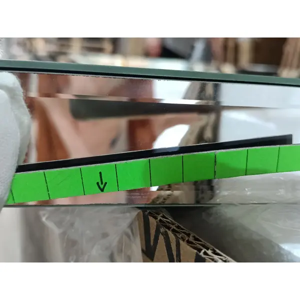 Decorative mirror in New York glamor style MIRROR IN A MIRROR FRAME OUTLET