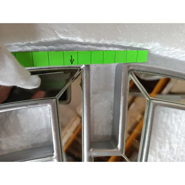 Lustro dekoracyjne glamour w stylu nowojorskim srebrne ELISE OUTLET