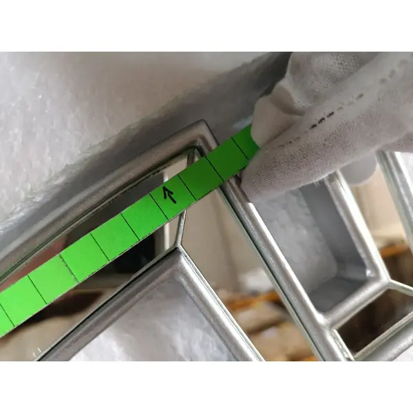 Lustro dekoracyjne glamour w stylu nowojorskim srebrne ELISE OUTLET