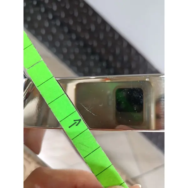 Console stainless steel silver glass CONRAD