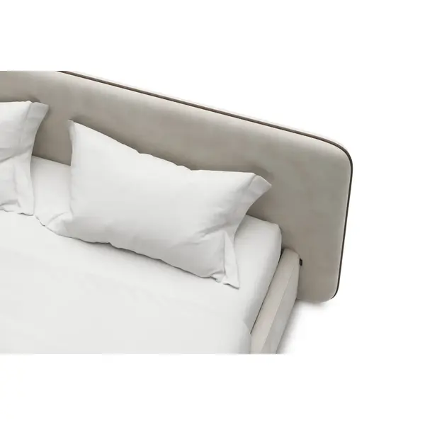 Modern minimalist upholstered bed LUCCA