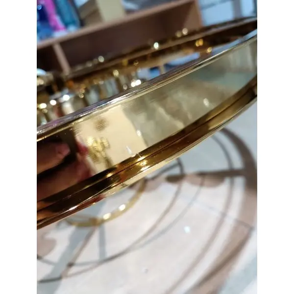 Glamor chandelier GLAMOR 50 cm crystal round, modern, hanging lamp, gold OUTLET