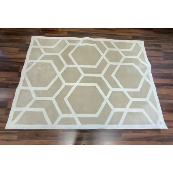 Nowojorski dywan wzór geometryczny  nowoczesny beżowy biały ELITE BEIGE OUTLET 160x230cm
