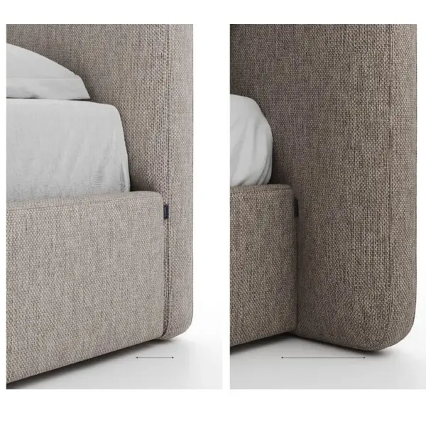 Modern minimalist upholstered bed LUCCA