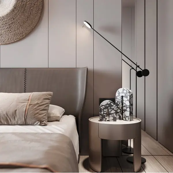 Designer upholstered bed made to order ELEN