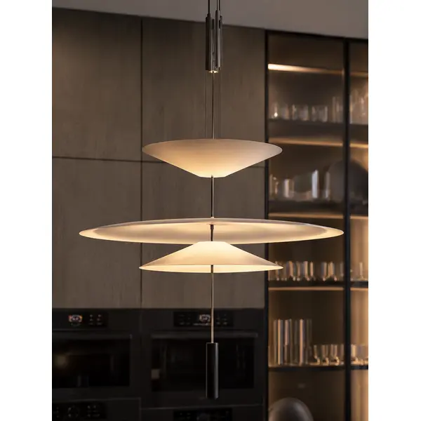 Designerska lampa wisząca nowoczesna z czarnym wykończeniem PLATER