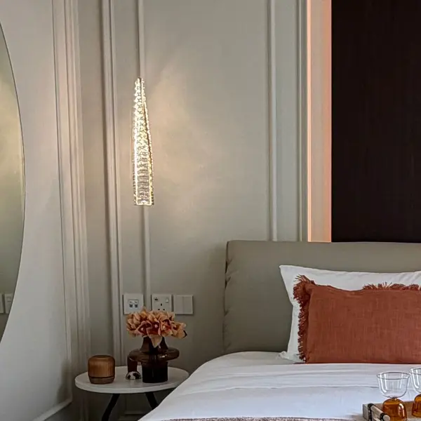 nowoczesny kryształowy żyrandol pojedynczy Crystal CS Primavera Home
