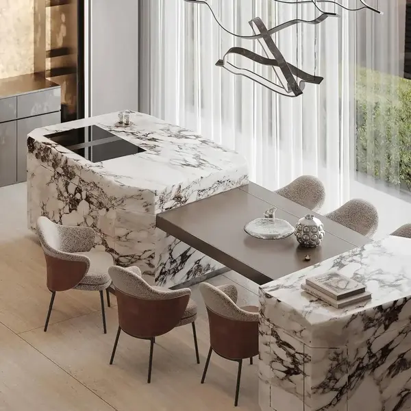 Detale czarnych nóg ekskluzywnego krzesła Linea w salonie. Projekt od Primavera Home.