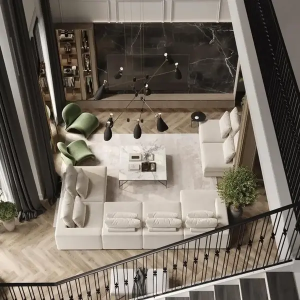 Aranżacja modułowej sofy FIGARO w stylu premium. Primavera Home.