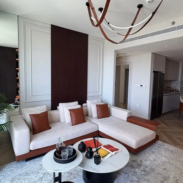 Sofa narożna z półką, nowoczesny narożnik, do salonu NAPOLEONE