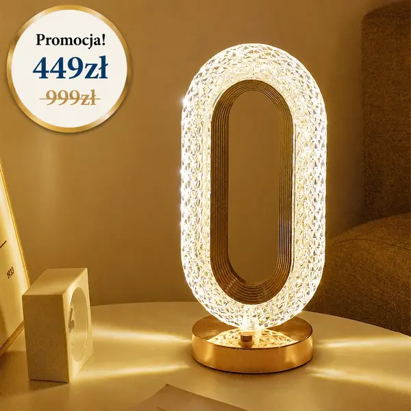 lampa stołowa złota w promocji VALO