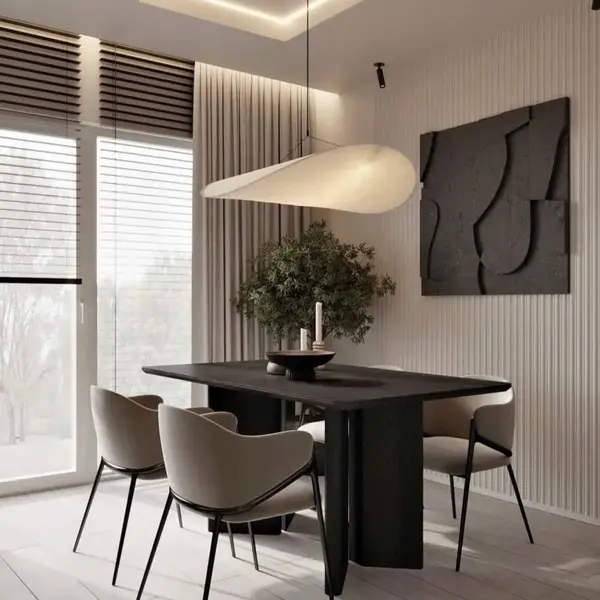 Aranżacja żyrandola CLOUD w luksusowej sypialni. Projekt od Primavera Home.