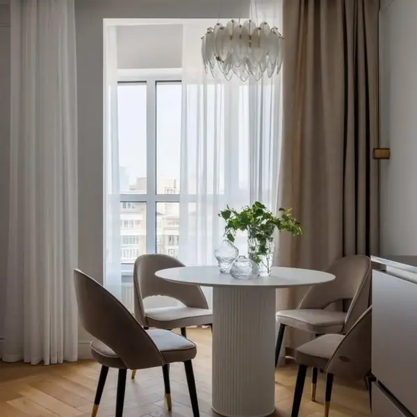 Stół Ovale 110 cm z limitowanej kolekcji. Ekspozycja Primavera Home.