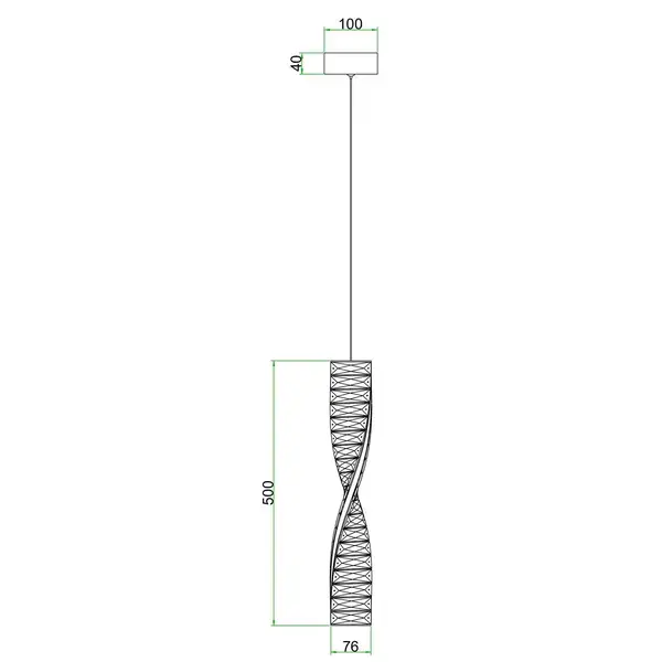Aranżacja złotego żyrandola kryształowego Crystal XS w eleganckim salonie. Projekt od Primavera Home w Warszawie.