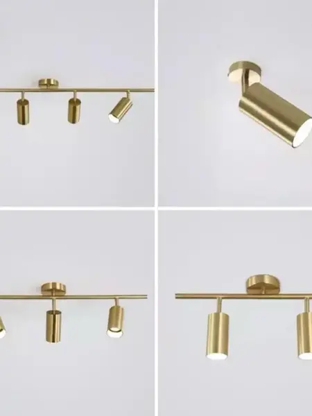 Cały zestaw oświetleniowy z lampą glamour w eleganckim wnętrzu, inspirowany projektami Primavera Home.