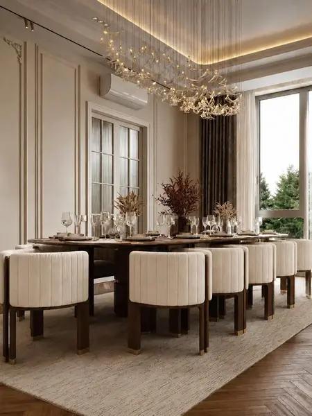 Ekskluzywne krzesło MATILDA – Nowoczesny Włoski Design w wyrafinowanej formie- Primavera Home, z bliska ukazujące detal wykończenia w eleganckim stylu.