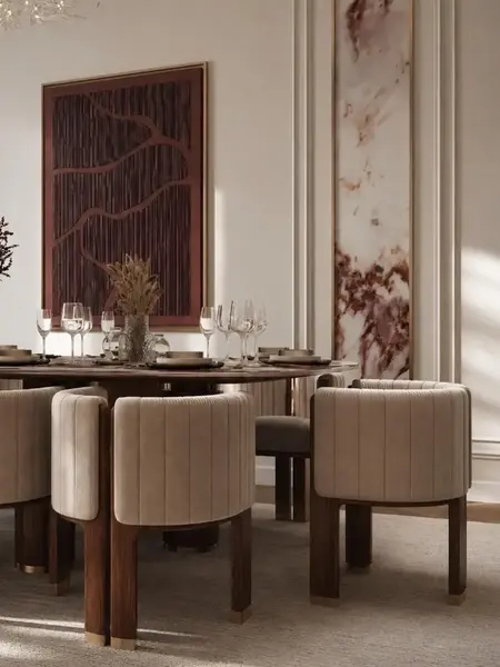 Ekskluzywne krzesło MATILDA – Nowoczesny Włoski Design w wyrafinowanej formie- Primavera Home, zbliżenie na tkaninę plamoodporną velvet.
