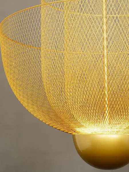 Lampa wisząca złota Florencja z estetycznym pięknem. Oświetlenie na zamówienie od Primavera Home.
