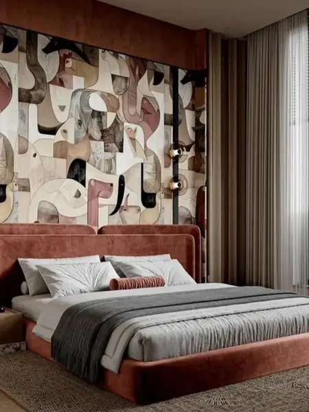 Szczegółowy widok na stelaż Ekskluzywnego Łóżka Serena – Tapicerowane z Designerskim Wezgłowiem. Wyjątkowa jakość od Primavera Home.