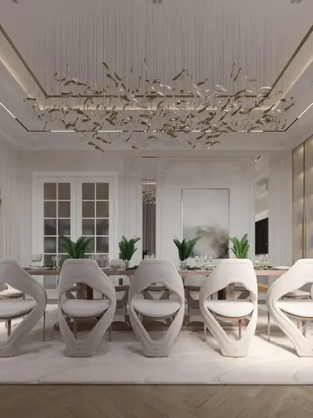 Ekskluzywne Krzesło Queen – Nowoczesny Włoski Design w detalach tkaniny, ukazujące jakość materiału. Meble na zamówienie od Primavera Home.