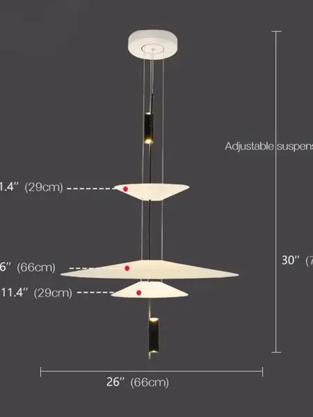 Elewacja z wnętrza z designerską lampą wiszącą Plater Czarna Nowoczesna Premium, oferowaną przez Primavera Home.