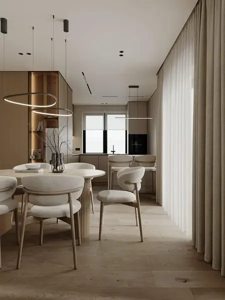 Designerskie Krzesło Drewniane Olivia – Nowoczesne w aranżacji salonu. Ekspozycja w salonie od Primavera Home.