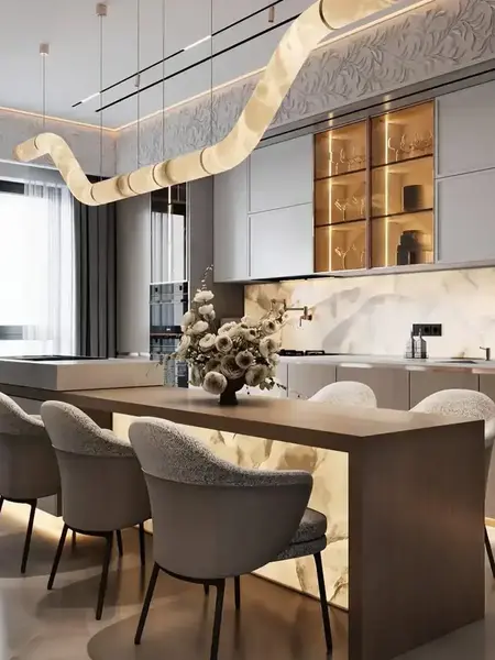 Ekskluzywne Krzesło Linea – Nowoczesne na Czarnych Nogach w stylu industrialnym, idealne uzupełnienie dla nowoczesnych przestrzeni od Primavera Home.