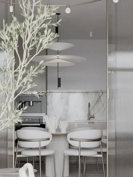 Detal zwieszenia designerskiej lampy wiszącej Plater Czarna Nowoczesna Premium, wykonanej przez Primavera Home.