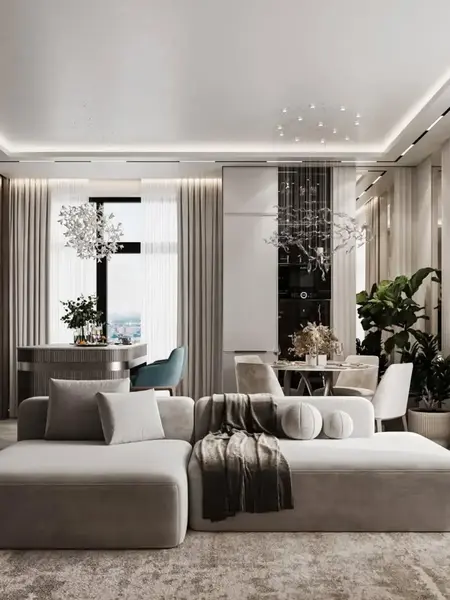 Ekskluzywny narożnik, nowoczesny, designerski, sofa narożna MODERNO prezentująca funkcję rozkładania. Idealne rozwiązanie do mebli na zamówienie od Primavera Home.