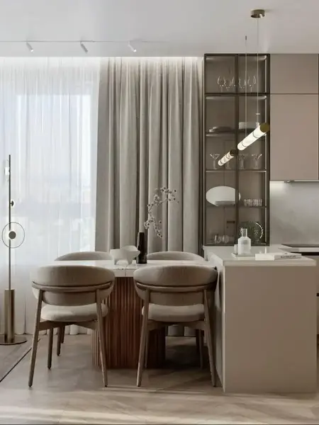 Designerskie Krzesło Drewniane Olivia – Nowoczesne — aranżacja wnętrza. Primavera Home.