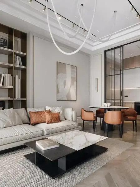 Szczegóły materiału krzesła MODERN, podkreślający jego jakość. Ekspozycja od Primavera Home.