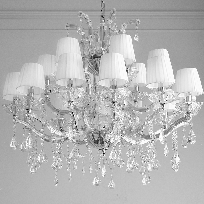 New York glamour, hamptons style crystal chandelier MARIA TERESA M 