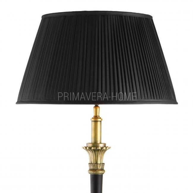 Elegant black and gold pleated lampshade BOUILOTTE 35 cm OUTLET 