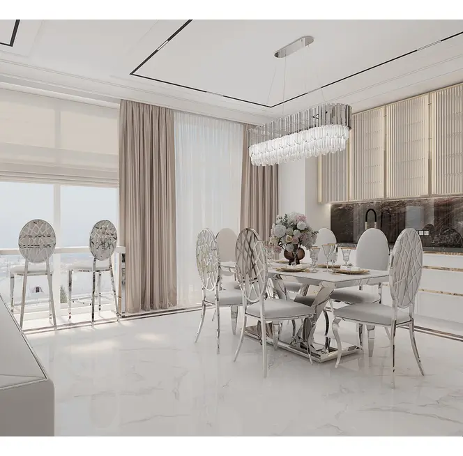 AN EXTRAORDINARY COMBINATION OF GOLD AND SILVER IN A UNIQUE APARTMENT