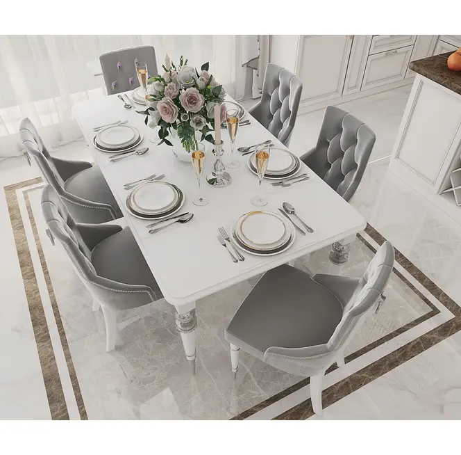 CHIC INTERIOR - A COMBINATION OF LACQUERED FURNITURE WITH MODERN STEEL